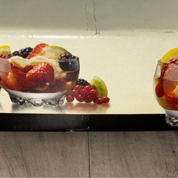 Elegant Clear Glass Bowl Set - Picture 2 of 7